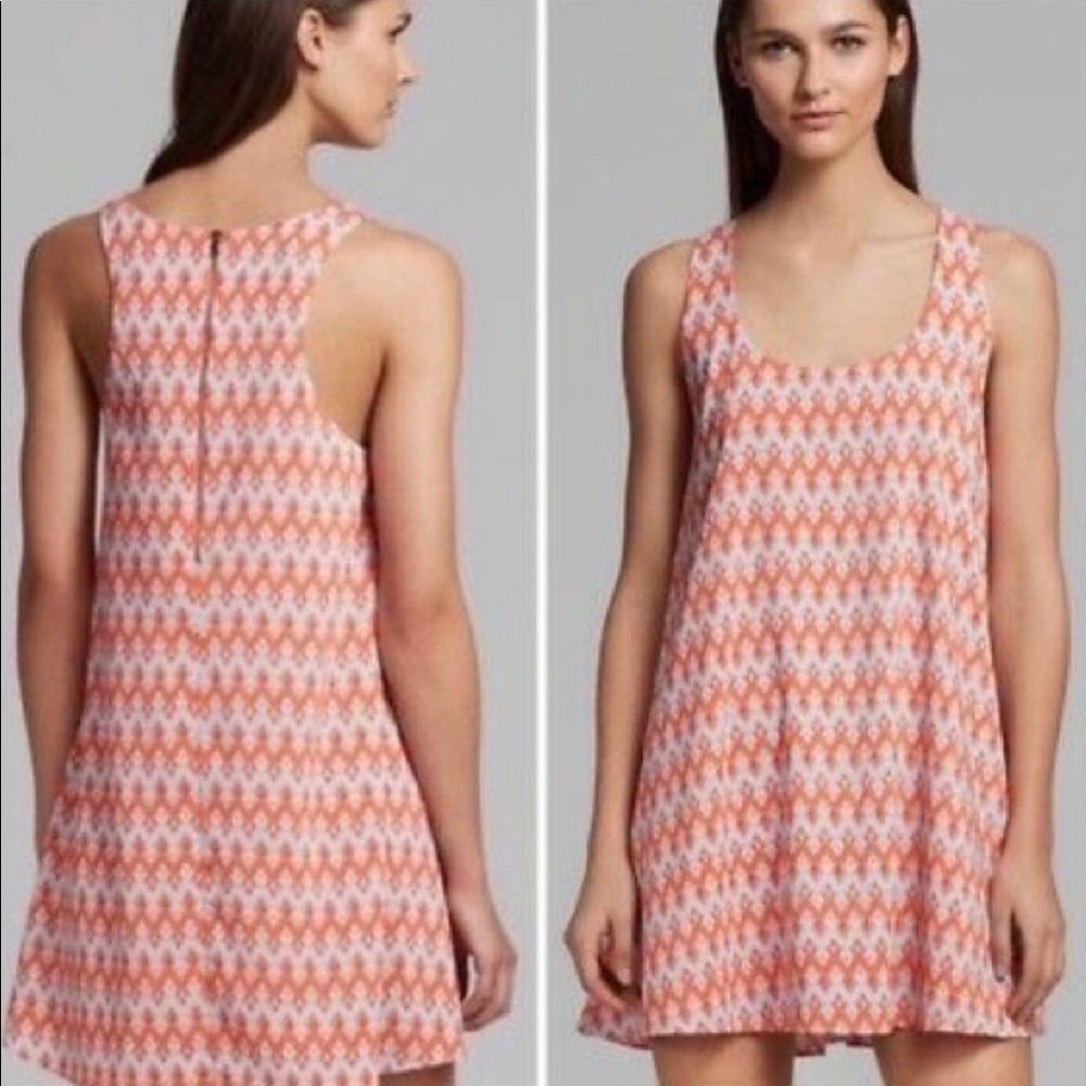• Alice + Olivia • Estelle Dress Mini Dress • Racerback Print • S• Retail $295